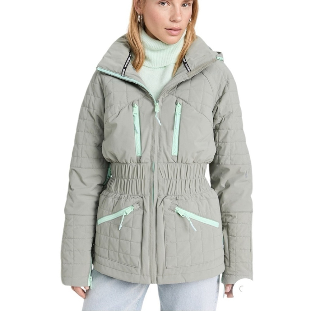 Free People Movement All Prepped Ski Snow Quilted Puffer Jacket Insulated Sz M - Picture 2 of 16